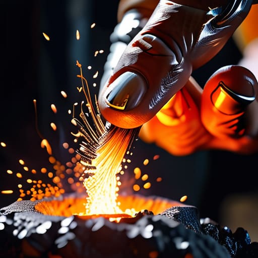 Mastering Proper Forge Welding Flux Application.