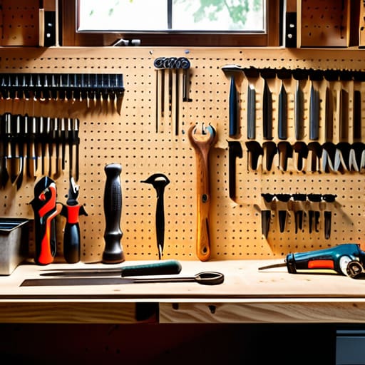 Maximizing small workshop space without making a mess.