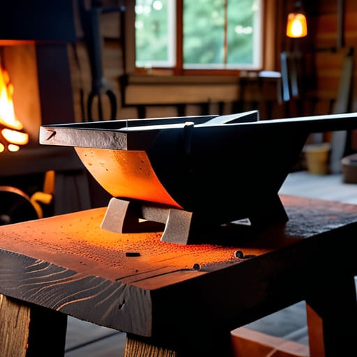 Getting Your Hands Dirty forging steel.