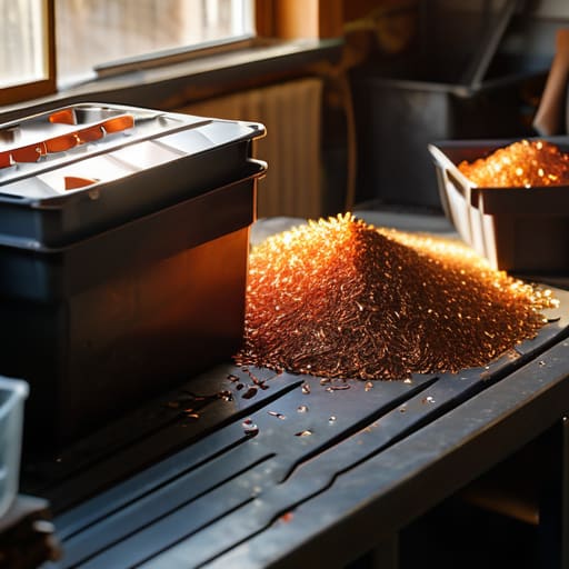 Organizing scrap metal, Making it Stick.
