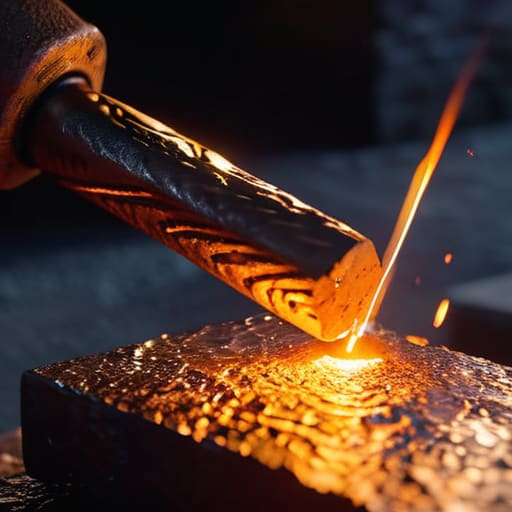Making the Bond Stick with forge welding.