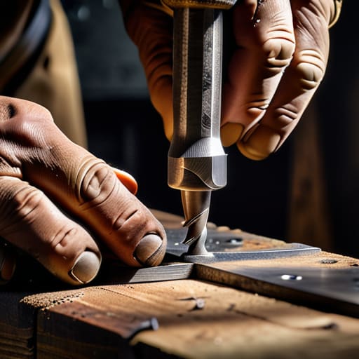 Putting the Hammer Down for quality joints.