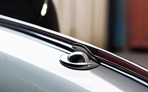 Automotive trim restoration on pitted chrome.