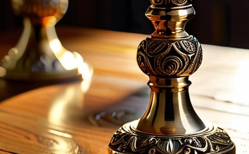 Restoring shine through professional brass polishing.