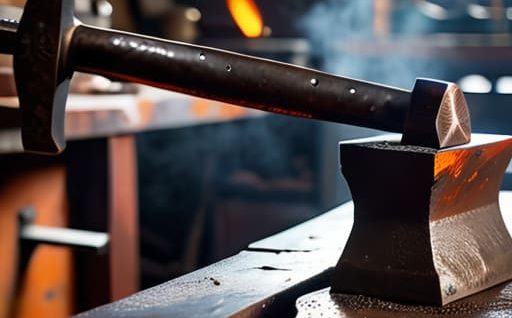 Essential metal forging tools guide photograph.