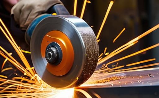 Techniques for safe grinder use on metal.