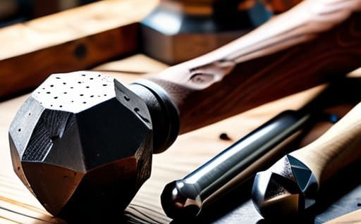 Common hammer types used in metalwork.