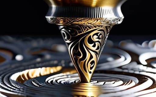 Detailed techniques for professional metal engraving.