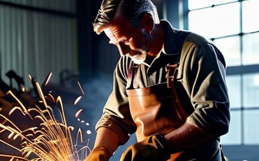 Efficient metal scrap management in workshop.