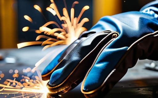 Essential metal-working safety practices in workshop.