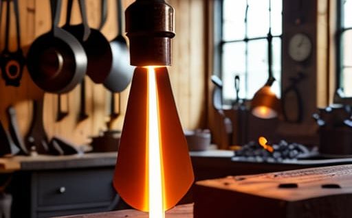 Industrial metalwork lighting design requirements.