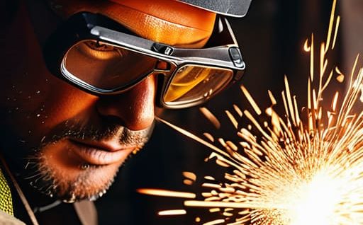 Essential metalwork safety glasses for eye protection.