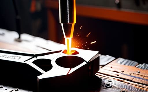 Essential metalworking tools on a workbench.