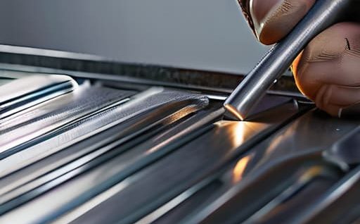 Techniques for riveting metal sheets.