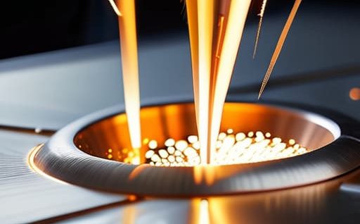 Spot welding thin metal sheets.