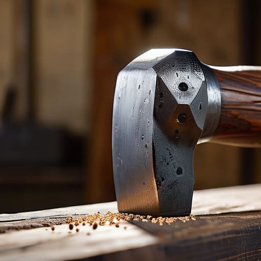 The Final Inspection of a polished tool.