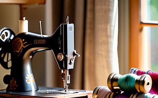 Creating a dedicated space for sewing projects.