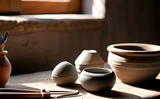 Essential tools for beginner pottery makers.