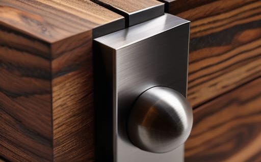 Connecting metal-to-wood joints in construction.