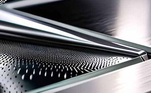Applying metal-working adhesives to metal components.