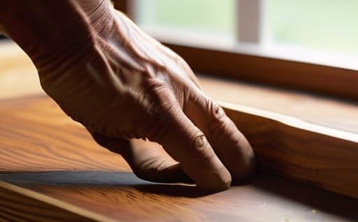 Restoring vintage wooden furniture to original condition.