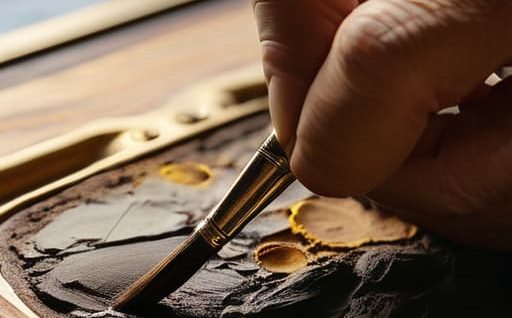 Techniques for repairing damaged antique oil paintings.
