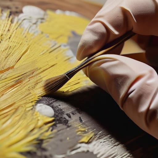 Dont Rush the Cleaning of Aged Oil Pigments.