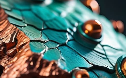 Mastering various copper patina techniques.