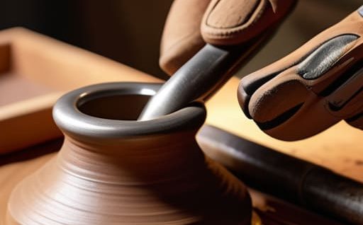 Essential tools for beginner pottery makers.