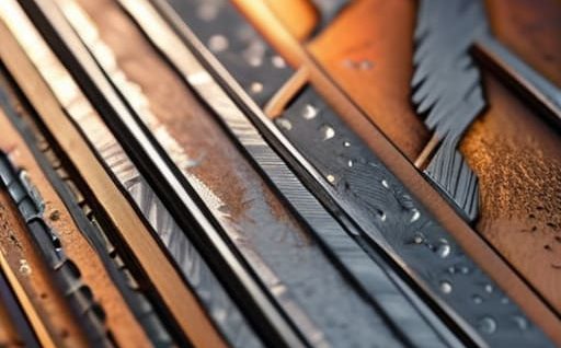 Exploring various metal texture methods.