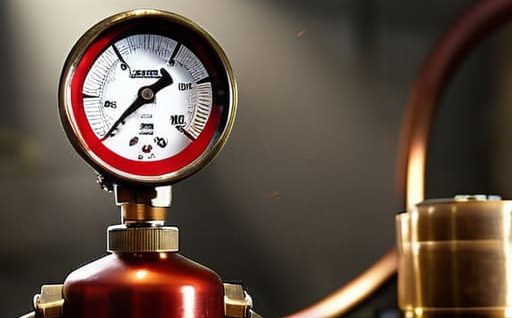 Oxyacetylene torch setup for welding tasks.