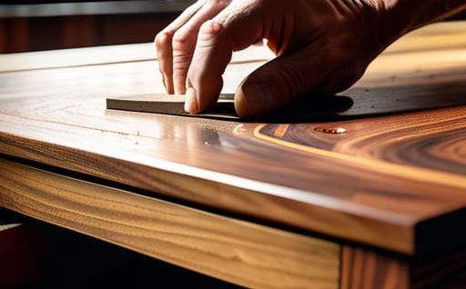 Restoring vintage wooden furniture to original condition.
