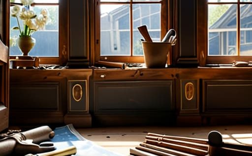The process of rehabilitating abandoned historic homes.