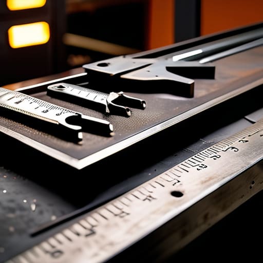 Precision calipers and quality measuring tools.