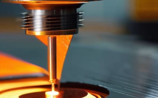 Basic metal lathe operation in progress.