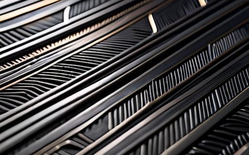 Intricate metal surface etching patterns.