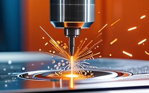 Operator using metal surface grinders for flatness.