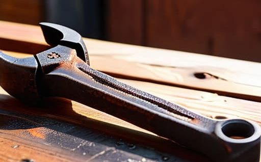 Removing rust from vintage metal tools.